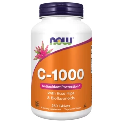 NOW - Vitamin C-1000 with Rose Hips & Bioflavonoids - 100 tabletek
